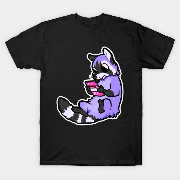 Rad Raccoon T-Shirt by arkay9